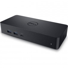 Dell D6000S USB-C & USB 3.0 Triple 4K (via USB-C) Docking Station w/130w adapter, support 65w Power Delivery, DP x2, HDMI x1, USB-C x1, USB 3.0 x4, RJ45 x1, No Audio Jack