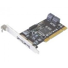 STLab A-224 4-Channel SATA RAID PCI Card, 6 Ports (2x.eSATA; 4x Int),Silicon 3114